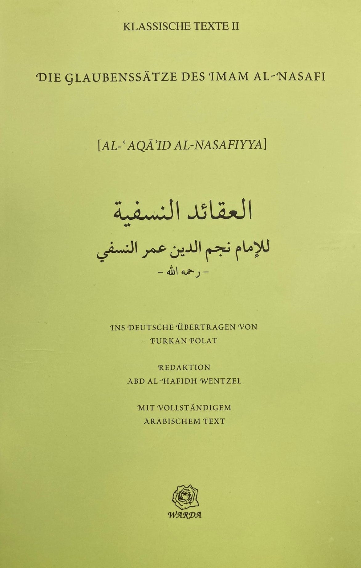 Die Glaubenssätze des Imam Al-Nasafi