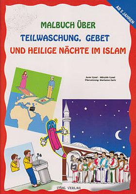 Malbuch über Teilwaschung Gebet und heilige Nächte im İslam