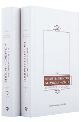 Buhari Ve Müslimden İnci Mercan Hadisler El Lü'lüü Vel Mercan Fi Ma İttefeka Aleyhi'ş - (2 Cilt) Karton Kapak