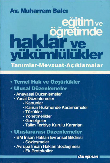 Eğitim-öğretimde Haklar Ve Yükümlülükler