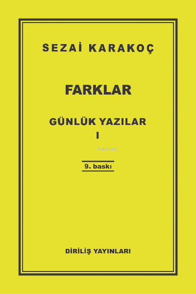 Farklar - Günlük Yazılar 1