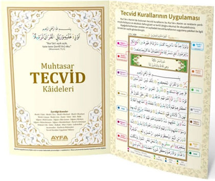 Muhtasar Tecvid Kaideleri - Kartela