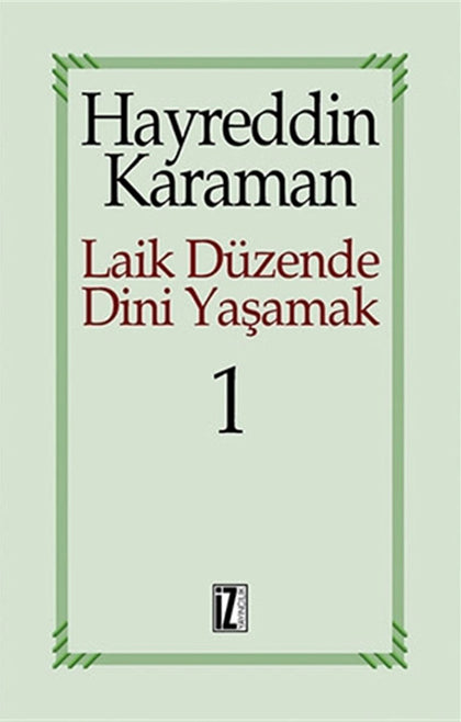 Laik Düzende Dini Yaşamak 1
