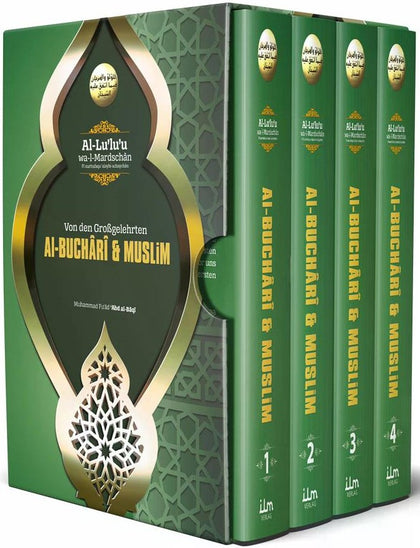 Al-Buchari & Muslim (4 Bändig) (Al-Lu lu u wal-Mardschan)