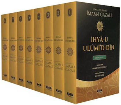 İhyau Ulumiddin (Ciltli, 8 Kitap, Küçük Boy)