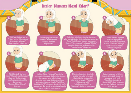 Kızlar Nasıl Namaz Kılar (Afiş - A2)