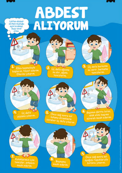 Abdest Alıyorum (Afiş - A2)