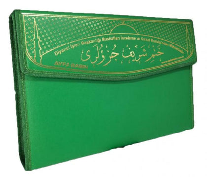 Ayfa 30 Cüz Çantalı (Camii Boy, yeşil)
