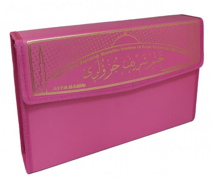 Ayfa 30 Cüz Çantalı (Rahle Boy, pembe)