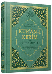 Mühürlü Kur’an-ı Kerim Ve Yüce Meali (Orta Boy)