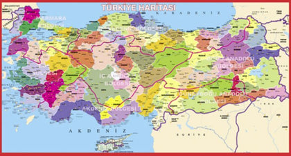 Yapboz Türkiye Haritası