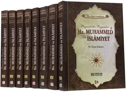 İslam Tarihi Peygamberler Peygamberi Hz. Muhammed Ve İslamiyet 8 Cilt K.Boy